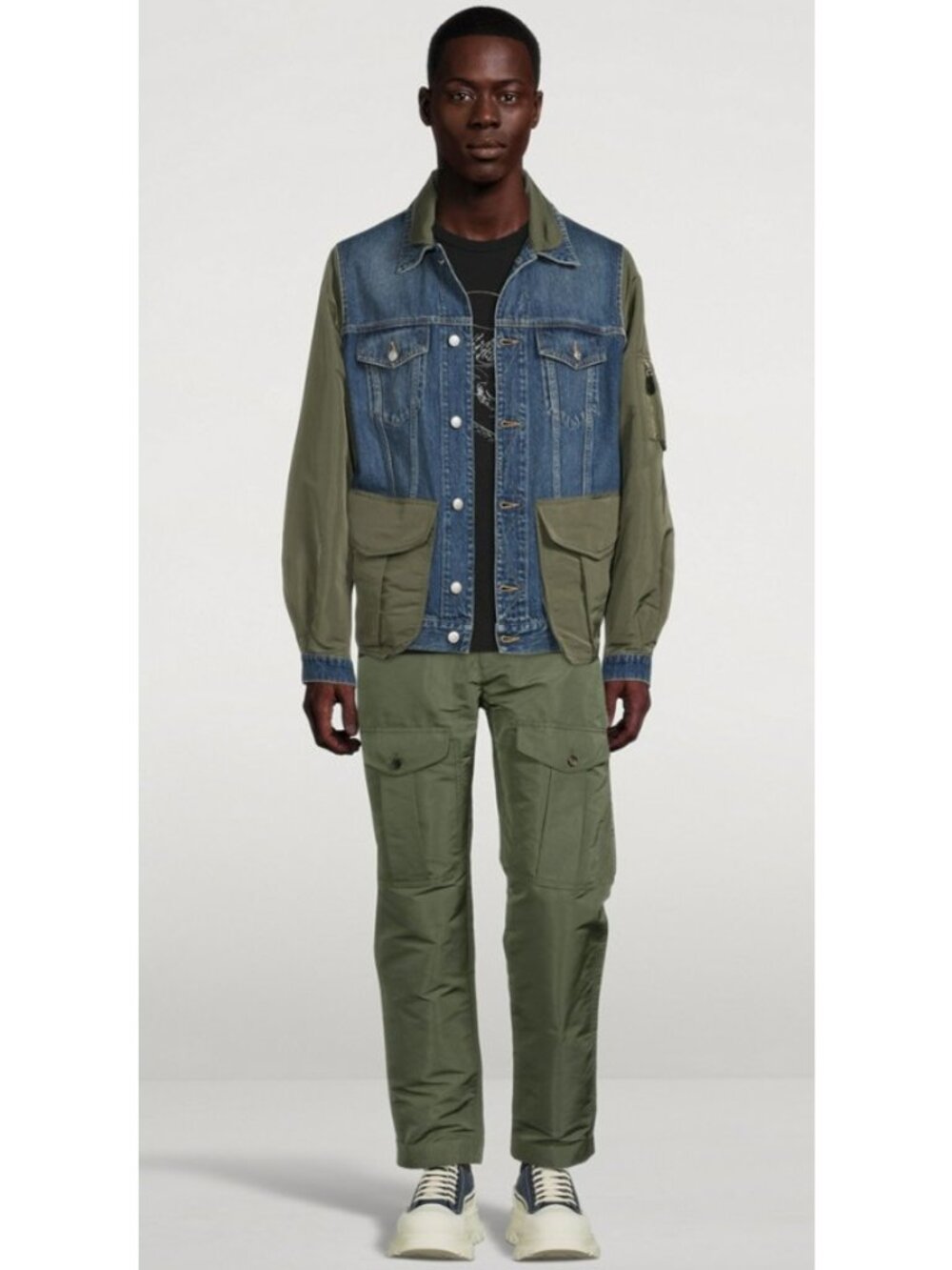 Alexander McQueen Green Tapered Leg Cargo Pants $1,000 Size 38 | 54